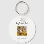 Foto van Cute Modern Best Pap Ever Vader Sleutelhanger (Voorkant)