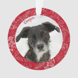 Foto van Cute Pet Puppy Dog Holiday Ornament