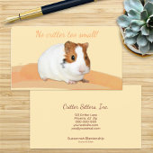Foto van Cute Pet Sitter Guinea Pig Visitekaartje