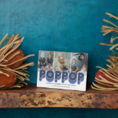 Foto van Cute Poppop Grandfather Fotoplaat (Zijkant)