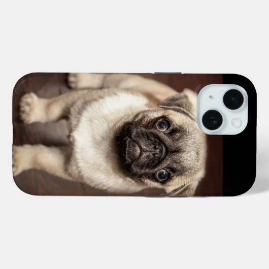 Foto van Cute Pug Case-Mate iPhone Case (Achterkant (horizontaal))