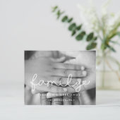 Foto van Cute script Feestdagenkaart (Staand voorkant)