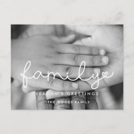 Foto van Cute script Feestdagenkaart