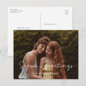 Foto van Cute Season's Greetings Feestdagenkaart (Voorkant / Achterkant)