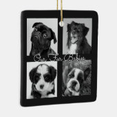 Foto van Cute Simple Fur Babies Animal Pet Keramisch Ornament (Rechts)