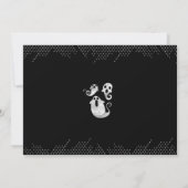 Foto van Cute Waterverf Ghosts Halloween Kaart (Achterkant)
