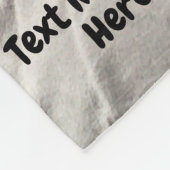 Foto van Cute White Puppy Dog with Dad op Couch Fleece Deken (Hoek)