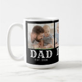 Foto van Dad Established Typography Black 3 Koffiemok (Links)
