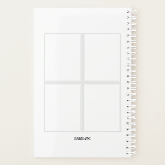 Foto van Daily Planner in een Bamboo Design - HAMb (Achterkant)