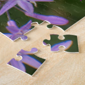 Foto van Dainty Purple Flowers gemaakt als een puz Legpuzzel (Zijkant)
