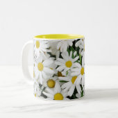 Foto van Daisies Tweekleurige Koffiemok (Voorkant links)