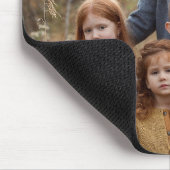 Foto van dankbare familie muismat (Hoek)