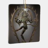 Foto van Dansend Shiva standbeeld Keramisch Ornament (Rechts)