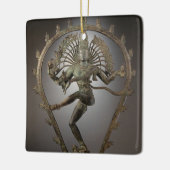 Foto van Dansend Shiva standbeeld Keramisch Ornament (Links)