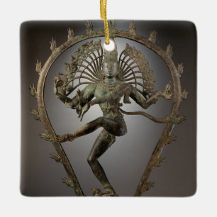 Foto van Dansend Shiva standbeeld Keramisch Ornament
