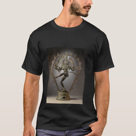 Foto van Dansend Shiva standbeeld T-shirt (Voorkant)