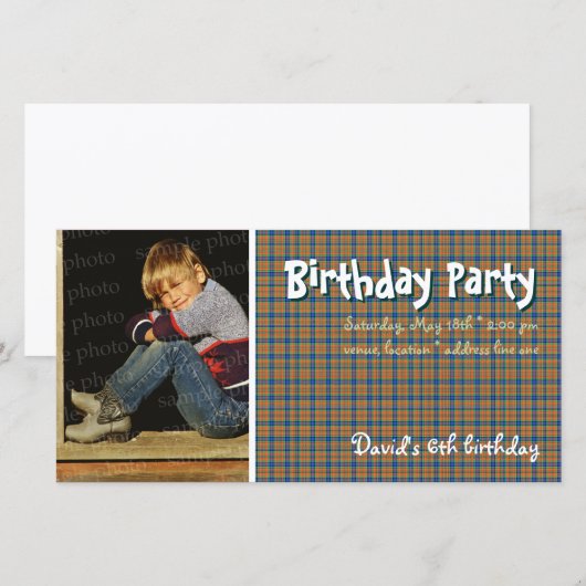 Foto van David's Birthday Party | Schots gebrand (Voorkant / Achterkant)