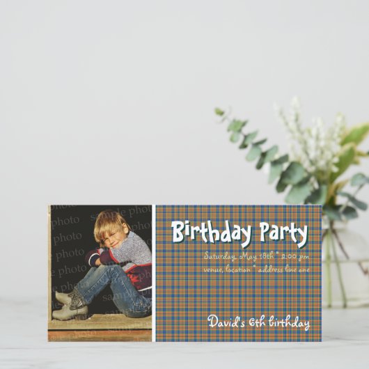 Foto van David's Birthday Party | Schots gebrand (Staand voorkant)