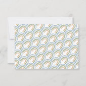 Foto van de 1e verjaardag van Mr Onederful met reg Bedankkaart (Achterkant)