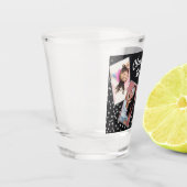 Foto van de 30e verjaardag van de geboorte 2 shot glas (Links)