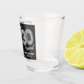 Foto van de 30e verjaardag van de geboorte 2 shot glas (Rechts)