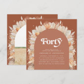 Foto van de 40e verjaardag van de moderne pamapgra (Voorkant / Achterkant)