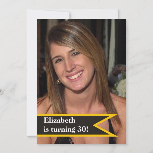 Foto van de 40ste verjaardag van moderne vrouwen kaart (Voorkant)