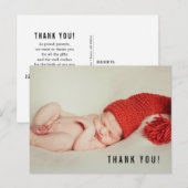 Foto van de aankondiging van de geboorte van Harte Briefkaart (Voorkant / Achterkant)