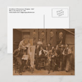  foto van de Academie Antwerpen 1907 Briefkaart (Voorkant / Achterkant)