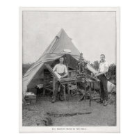 Foto van de albionpers op legerfoto