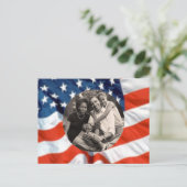 Foto van de Amerikaanse eerste familie van preside Briefkaart (Staand voorkant)