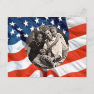 Foto van de Amerikaanse eerste familie van preside Briefkaart
