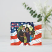 Foto van de Amerikaanse eerste familie van preside Briefkaart (Staand voorkant)