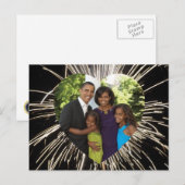 Foto van de Amerikaanse eerste familie van preside Briefkaart (Voorkant / Achterkant)