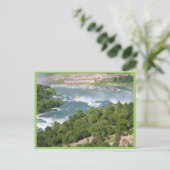 Foto van de Amerikaanse zijde van Niagra-Herfsten  Briefkaart (Staand voorkant)