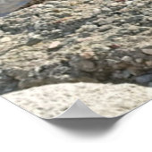 Foto van de Atlantische Oceaan met lage lengte Poster (Hoek)