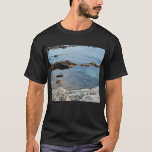 Foto van de Atlantische Oceaan met lage lengte T-shirt