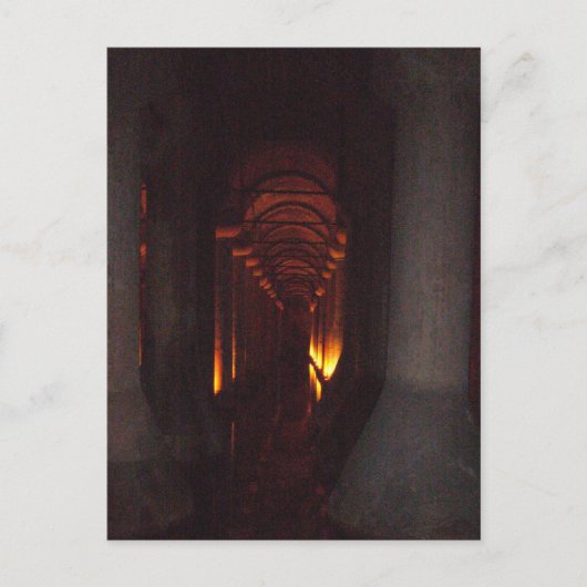 Foto van de Basilica Cistern van Istanbul Briefkaart (Voorkant)