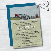 Foto van de begrafenis van de Life Pilot Memorial Kaart