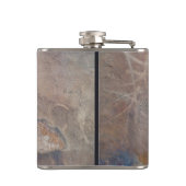 Foto van de bengele borst van man heupfles (Achterkant)