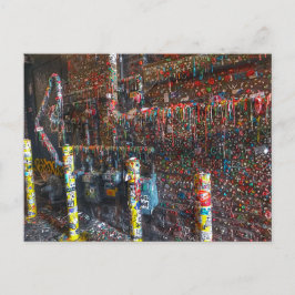 Foto van de beruchte gom muur van Seattle Briefkaart