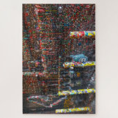 Foto van de beruchte gom muur van Seattle Legpuzzel (Verticaal)