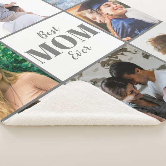 Foto van de beste Moederdag van mama Sherpa Deken (3/4)