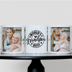 Foto van de beste oma ter wereld 3-zijdig koffiemok