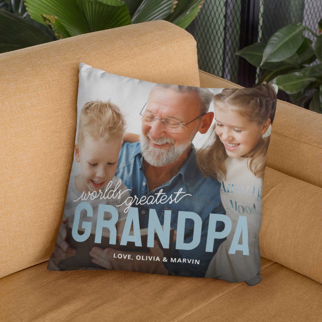 Foto van de beste opa ter wereld kussen (Creator heeft geüpload)