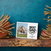 Foto van de beste papa ooit fotoplaat (Zijkant)