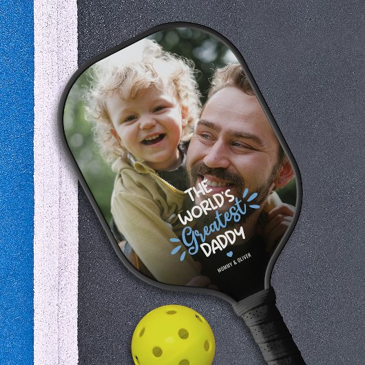 Foto van de Beste Papa van de Wereld Pickleball Paddle
