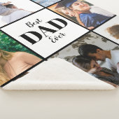 Foto van de beste vader ooit Vaderdag Sherpa Deken (3/4)