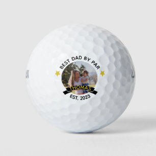 Foto van de beste vader op de eerste dag van de ni golfballen