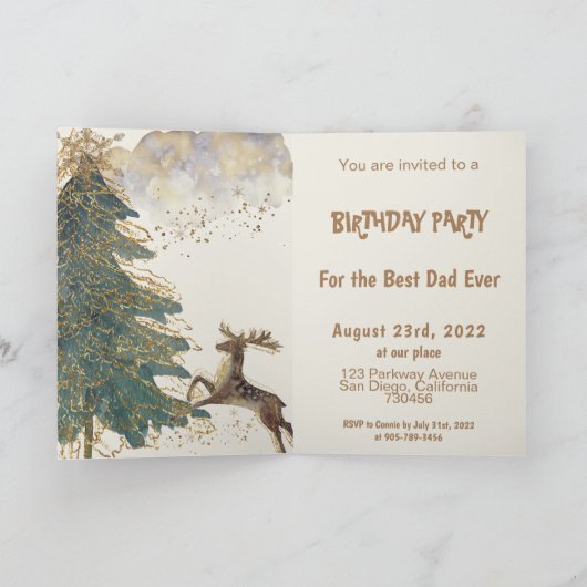 Foto van de beste vader op kerstfeestdag (Binnen)